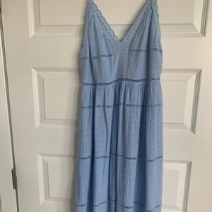 H and M blue dress